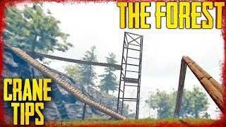 HOW TO CHANGE THE CRANES HEIGHT + OTHER TIPS | The Forest