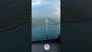 747 landing at Hong Kong