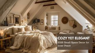 Cozy yet Elegant: 2026 Small Space Decor for Inner Peace
