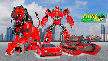 Army Tank Lion Robot Car Transform Game - Android Gameplay