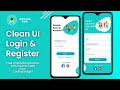 Login and Register UI/UX Design Android Studio XML || Animation Transition || Sign in / Sign up UI 🤩