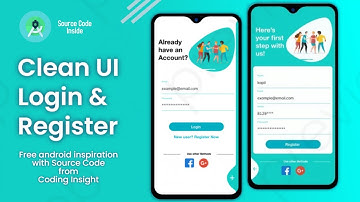 Login and Register UI/UX Design Android Studio XML || Animation Transition || Sign in / Sign up UI 🤩