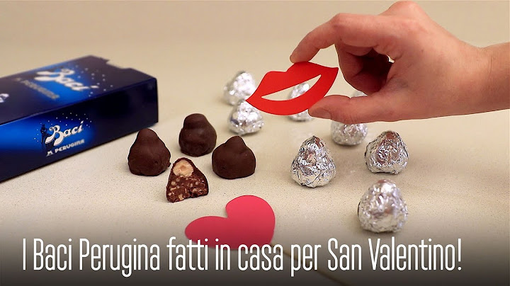 I BACI PERUGINA FATTI IN CASA, LA RICETTA SEMPLICE E VELOCE, PERFETTA PER SAN VALENTINO!