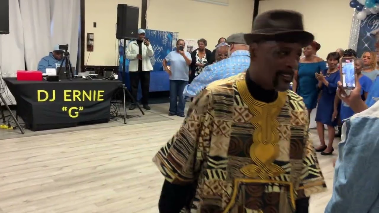 Puddin’s Birthday Entrance, Escorted By Her Brother Carlton - DMV Senior Hand Dancers-DJ Ernie “G”