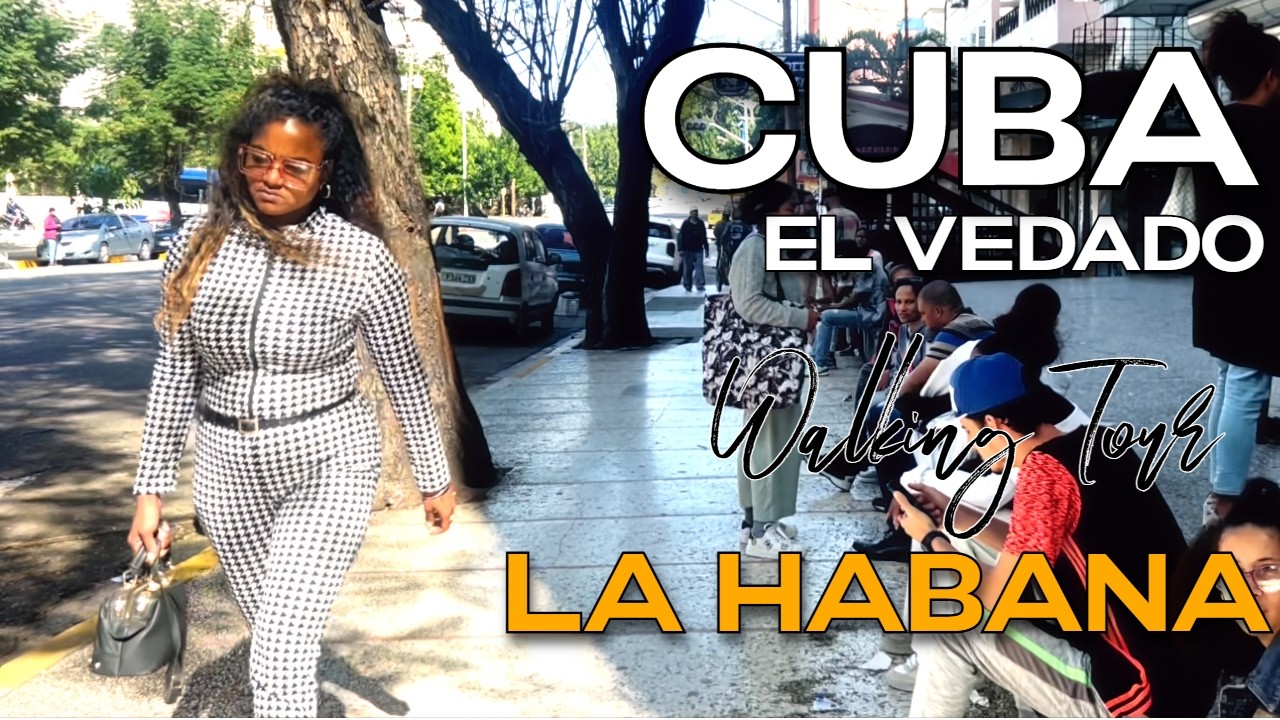This is Cuba Today | Walking tour of El Vedado in FHD | Ave 23 and Calle L | 🇨🇺 | People and Life