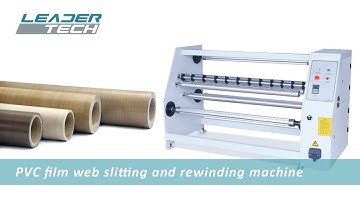 PVC film web slitting and rewinding machine cost ＄3000 | How the cheapest converting equipment works