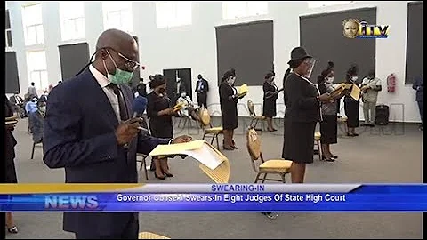 Gov. Obaseki swears-in 8 Judges of State High Court