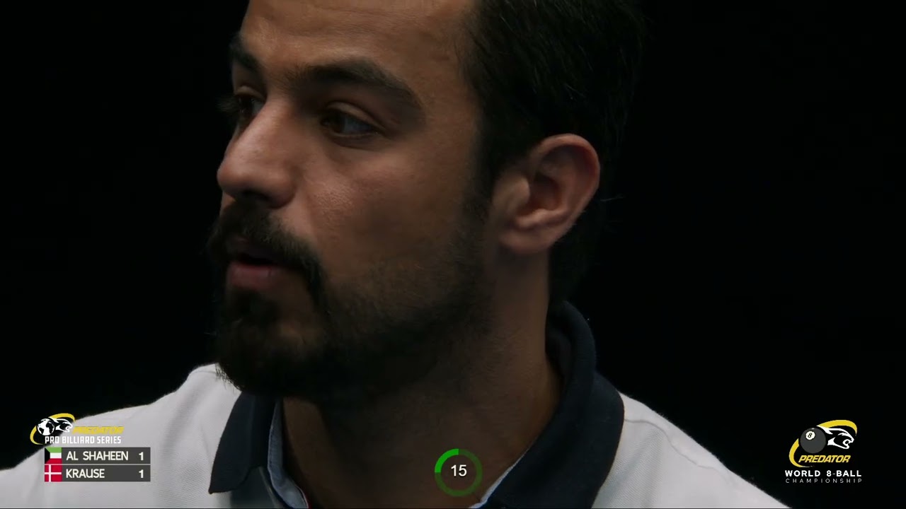 Omar Al Shaheen vs Mickey Krause ▸ Predator World 8-Ball Championship ▸ Predator Pro Billiard Series