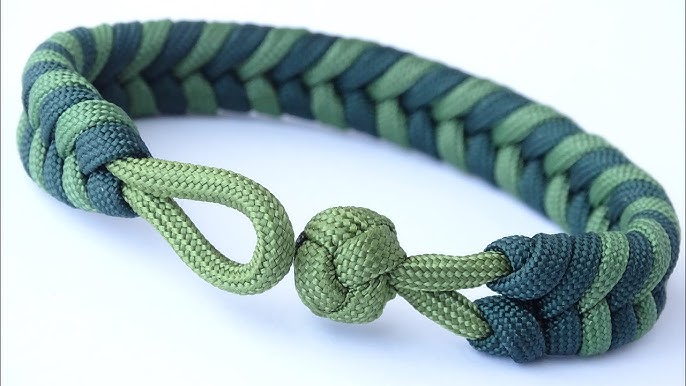 Fishtail Paracord Bracelet Tutorial (2 color weave) 