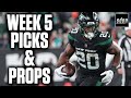 NFL Week 5 Picks, Player Props &amp; Best Bets | Drew &amp; Stew
