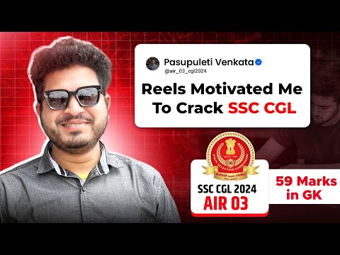 SSC CGL 2024 AIR 3 | PASUPULETI VENKATA | PARMAR PODCAST
