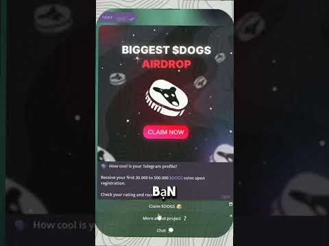 DOGS AIRDROP - @TeleDogsAirdrop_bot | #dogsairdropupdate #dogsairdropwithdrawal #dogs