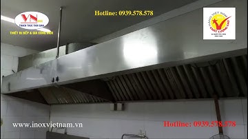 Lắp Đặt Hệ Thống Chụp Hút Khói, Chụp Hút Khói Mùi Bếp Công Nghiệp Nhà Hàng