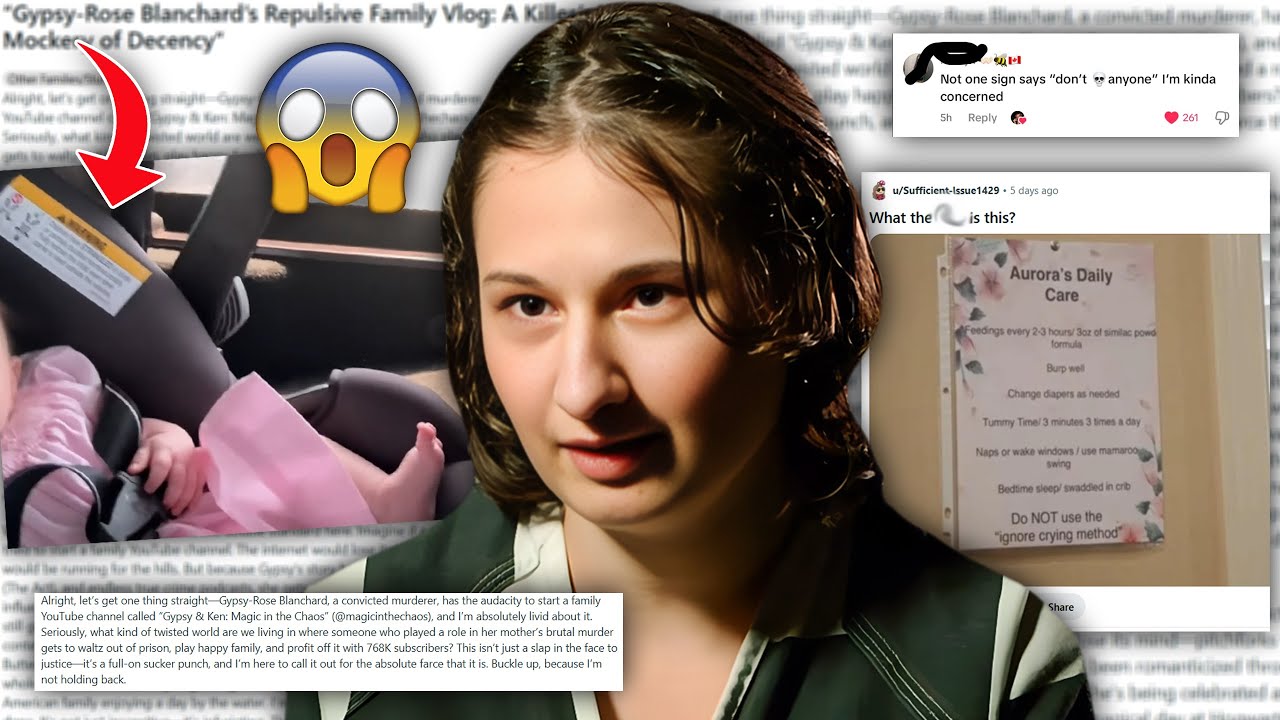 Джипси Роуз Бланчард подвергает свою дочь Аврору опасности в новом семейном видеоблоге