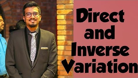 Direct and Inverse Variation (Part#2)