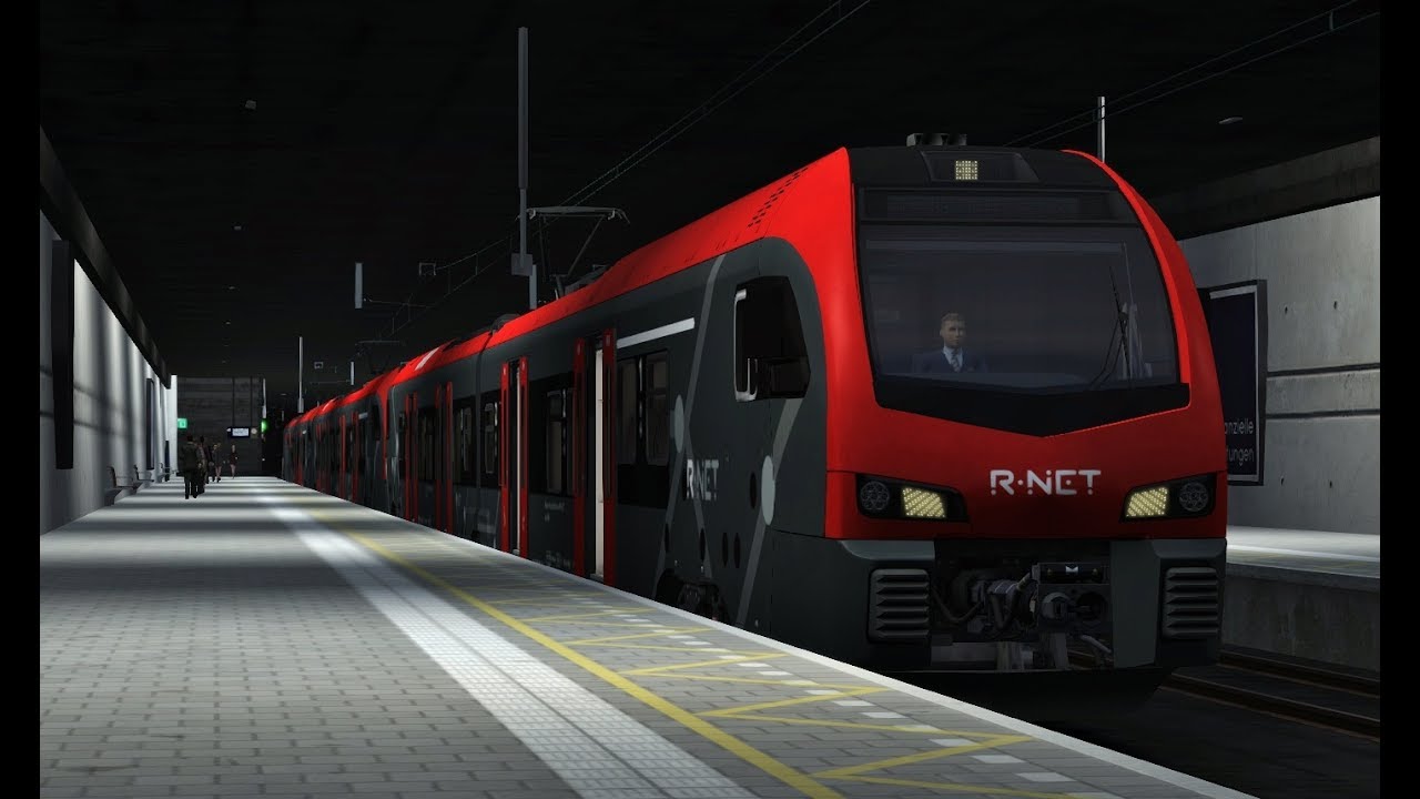 Train Simulator: Domberdingen Zuid - Domberdingen-Kraver (fictional route) with NS R-Net FLIRT-3