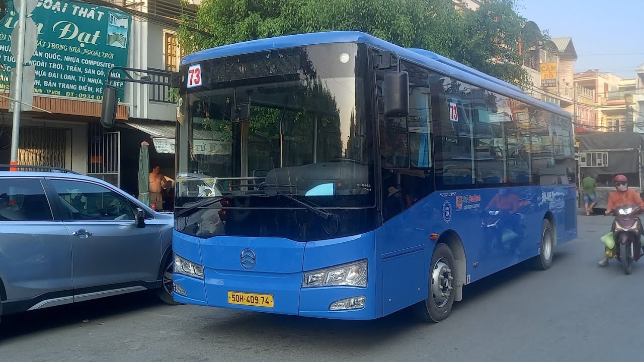 Futa Bus - Full hành trình lượt đi xe buýt 73 rời Chợ Bình Chánh đến Khu công nghiệp Minh Xuân
