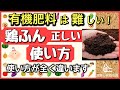 ほとんどの人が知らない！鶏ふんはスーパー肥料♪最強の使い方を完全解説【家庭菜園・有機肥料】