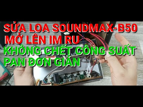 Video sửa loa sub vi tính SOUNDMAX - B50 mở lên không hát - youtube