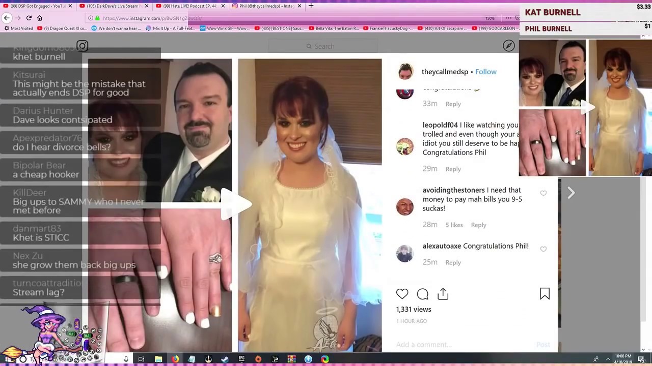 YouTube: So Dark got married | 🦇 🔪 🐼 🐴 💔💔💔 🔫🕵️ 4/10/2019