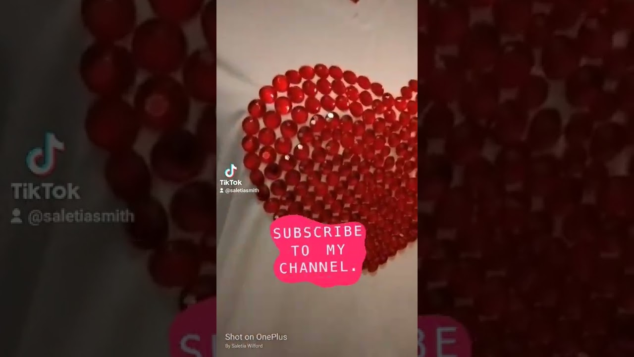 DIY Rhinestone heart shirt 