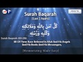 Surah Baqarah [Last 2 Verses] - Sheikh Ziyad Patel || Memorizing Made Easy || 1080pᴴᴰ