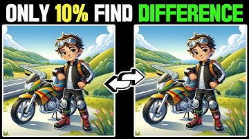 Spot The Difference : Only Genius Find Differences 🧠 [ Find The Difference - 19 ]