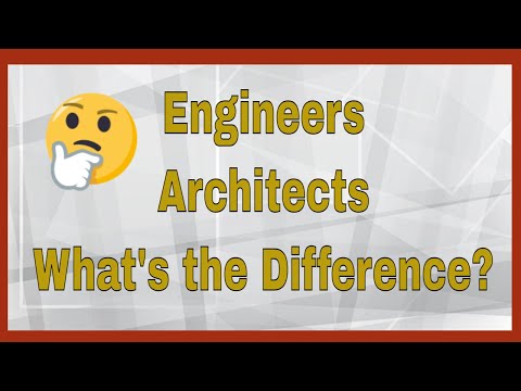 What's the difference between Engineering and Architecture?