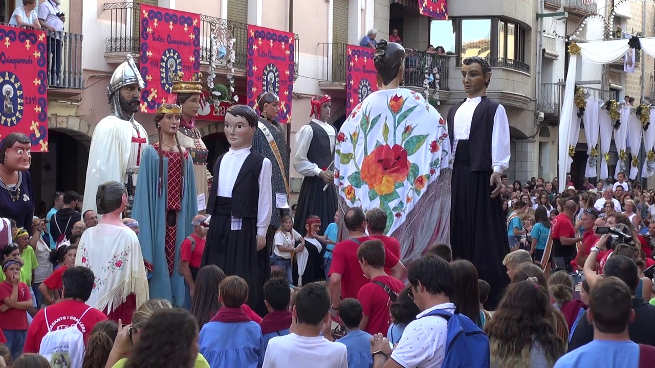 ULLDECONA, TROBADA DE GEGANTS, QUINQUENNALS 2019