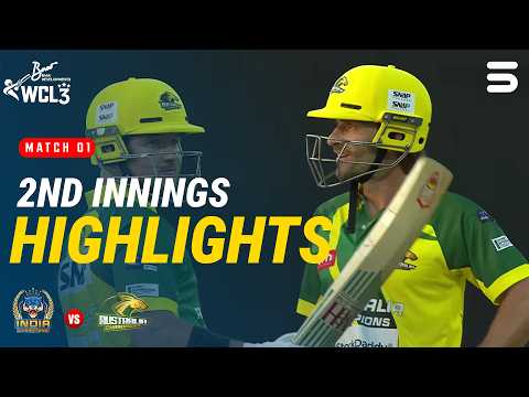 2nd Innings Highlights | India Champions vs Australia Champions | Match 1 | WCL 2026 | M9O1T