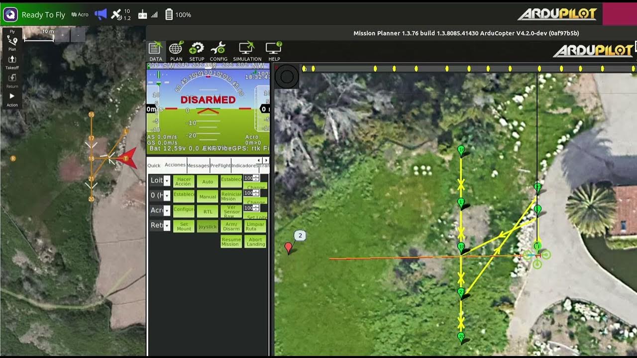 Ubuntu QGroundControl + Mission Planner 20220224 180212 same SITL