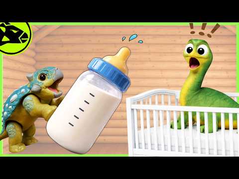 Bumpy feeds Baby Dinos