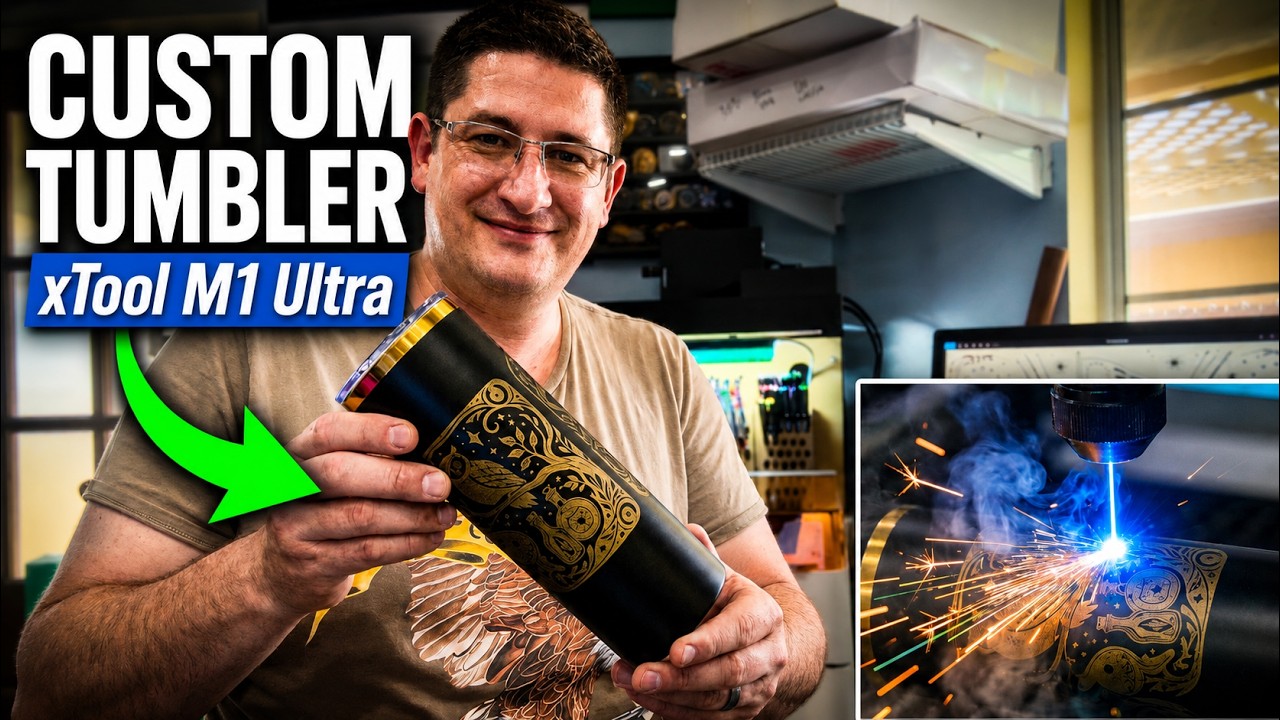 How I Laser Etch Tumblers | Complete Walkthrough from Engraving to Cleaning