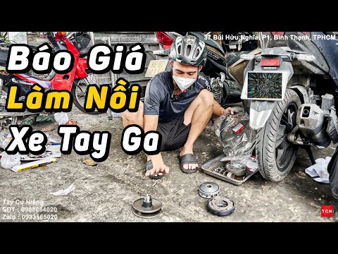 Video Air Blade 110 125 Vario 125 150 Báo Giá Chi Tiết Làm... - youtube