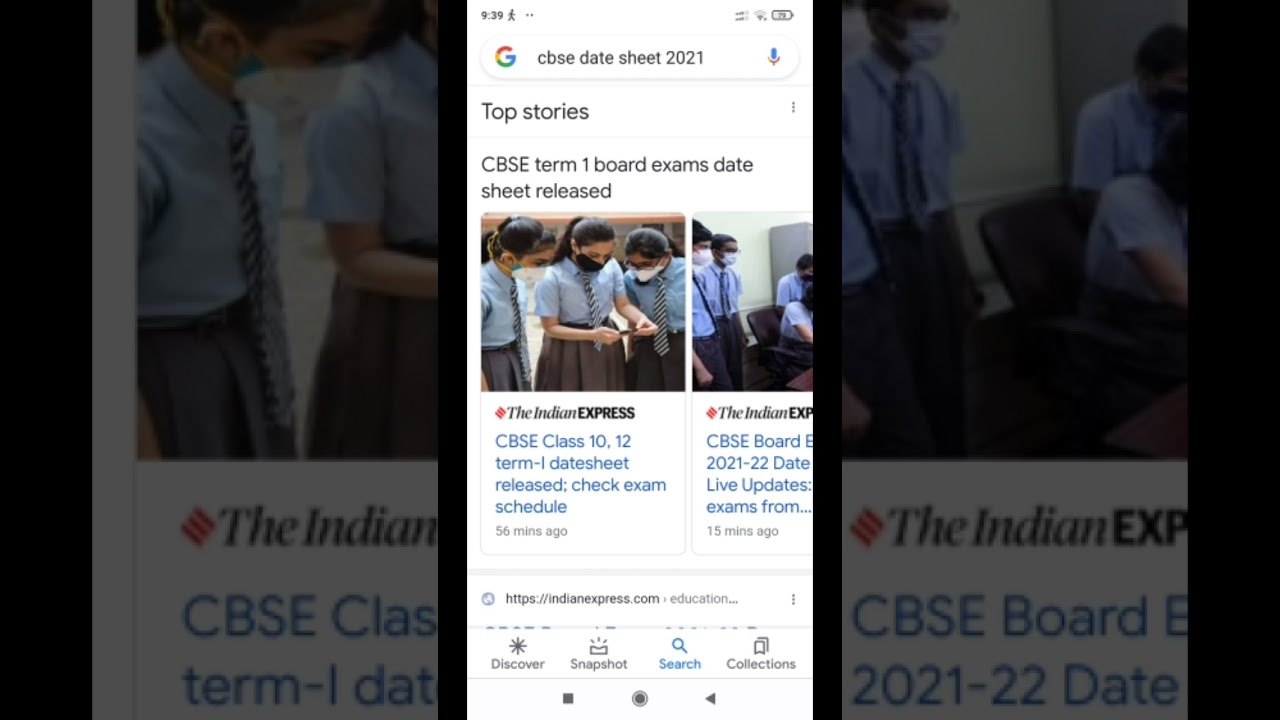 CBSE DATE SHEET FOR TERM 1: CLASS 10th and CLASS 12th