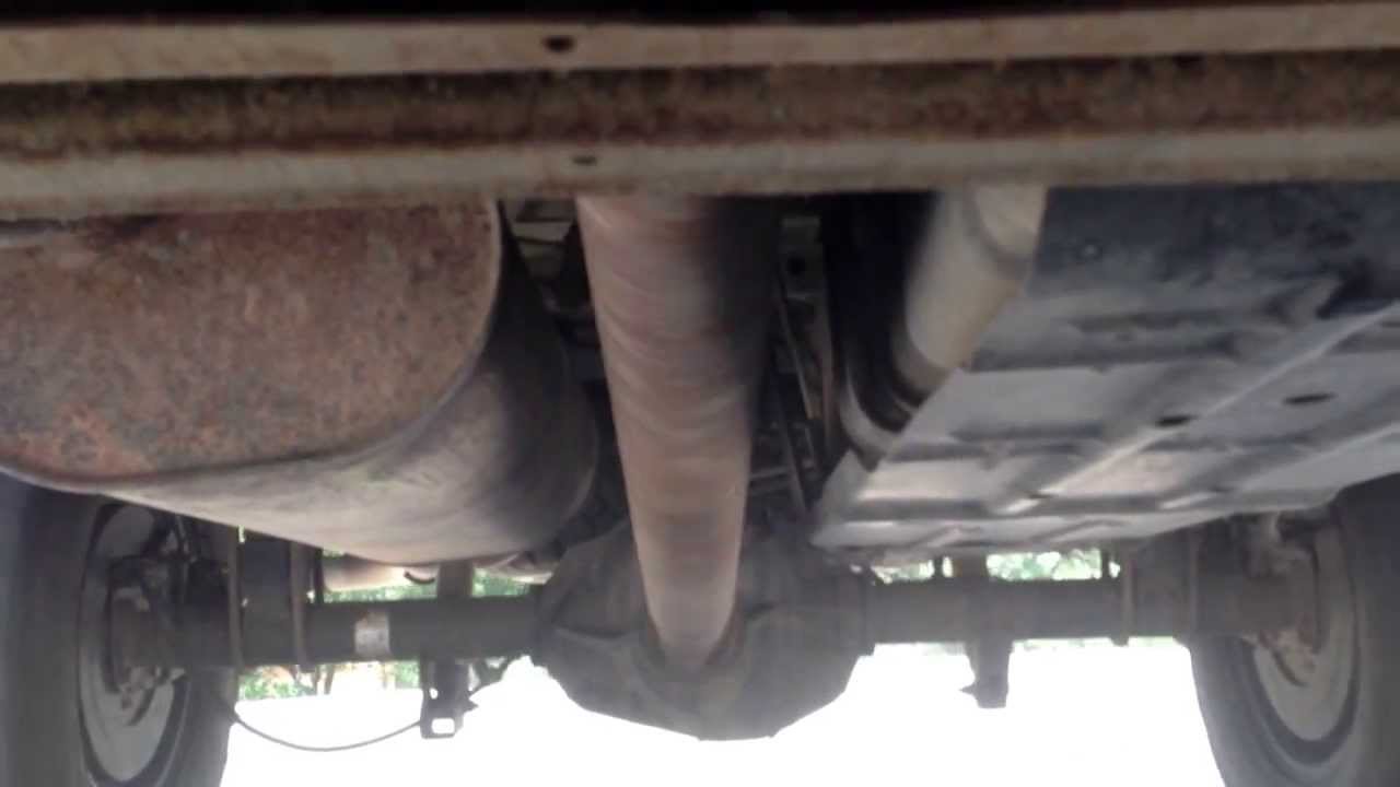 2001 F150 Front Catalytic Converters Rattling - YouTube