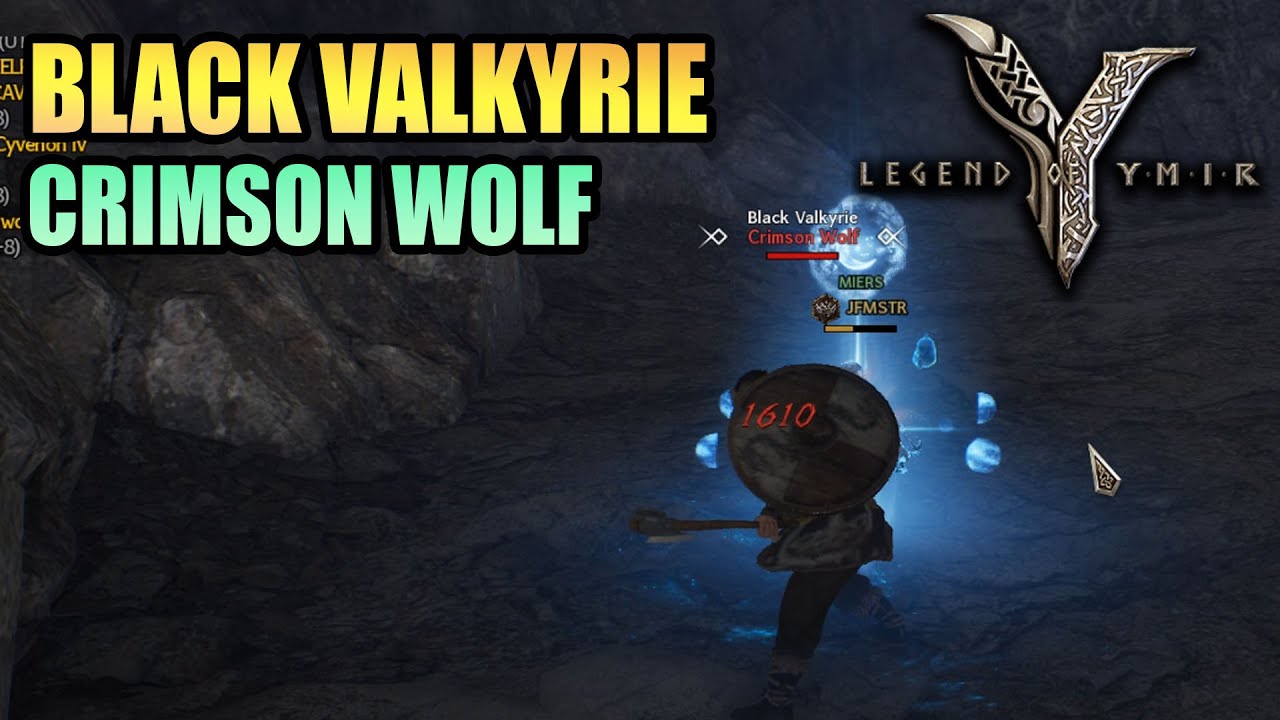 Black Vakyrie Crimson Wolf Location LEGEND OF YMIR