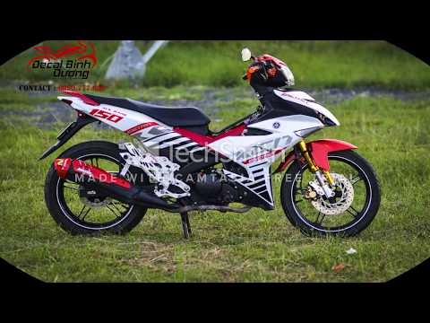 Video Cận Cảnh Exciter 150 Lên Đồ 6 Triệu Hầm Hố -Decal bình... - youtube