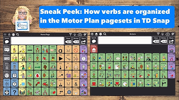 Sneak Peek: How verbs are organized in Motor Plan 30 & Motor Plan 66 in TD Snap