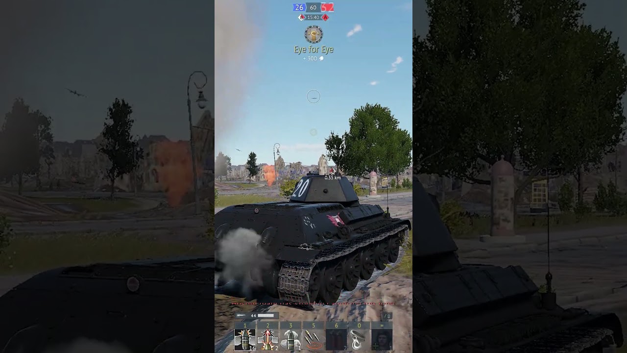 This just happend with my T34 in War Thunder