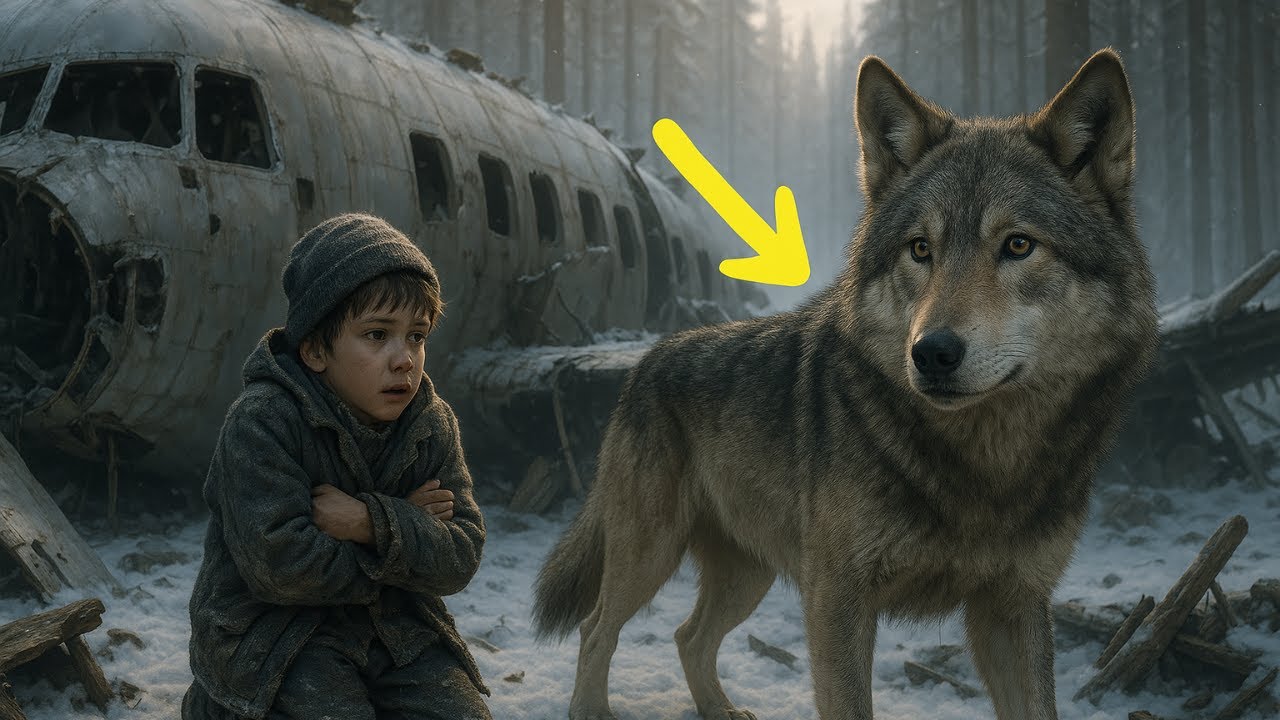 ВСЕ ПОГИБЛИ В АВИАКАТАСТРОФЕ… но волк в тайге спас единственного ребёнка
