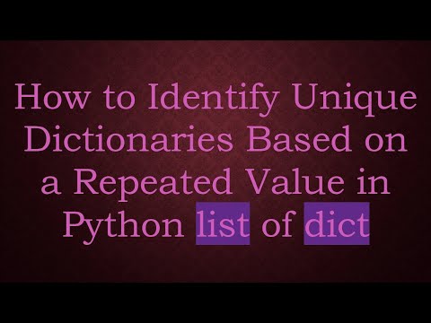 How to Identify
