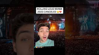 Rolling Loud Miami 2025 Canceled… 💔 #shorts