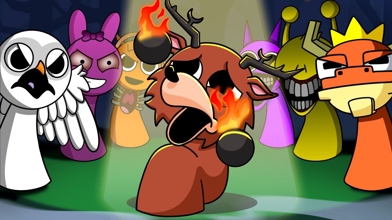 DEER MONSTER: The Lost Sprunki... (Cartoon Animation)