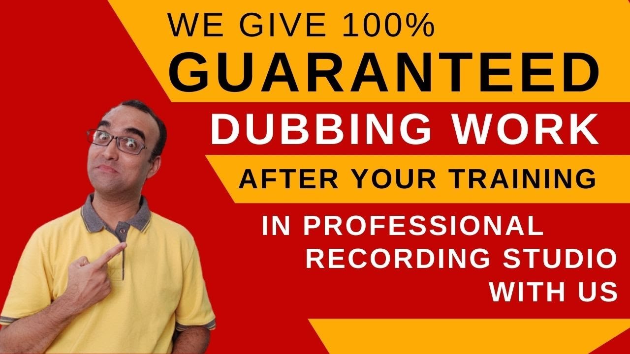 Voice Over & Dubbing Training in Mumbai with 100% GUARANTEE to give PAID work | NO CLICK BAIT