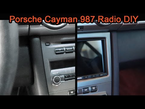 Porsche Cayman 987 Radio Upgrade: BOSE vs NON-BOSE Double Din Install DIY