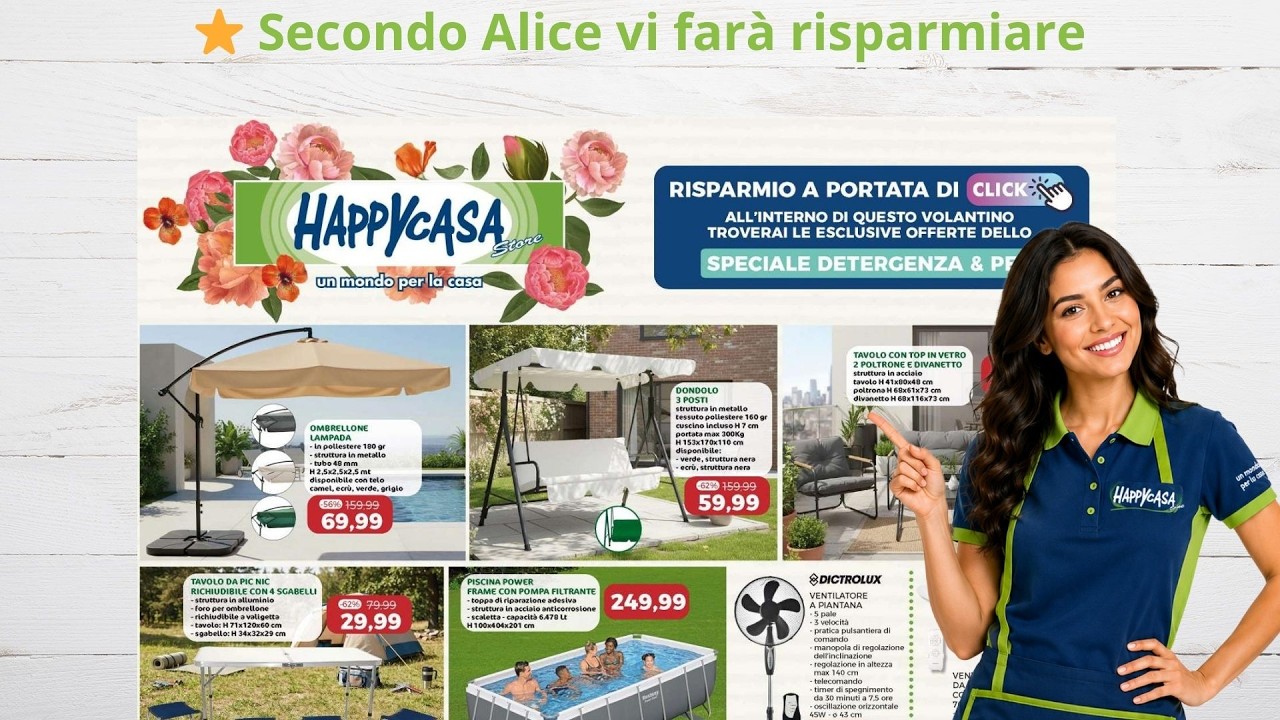 Volantino Happy Casa dal 24 Giugno al 8 Luglio 2026 #anteprima