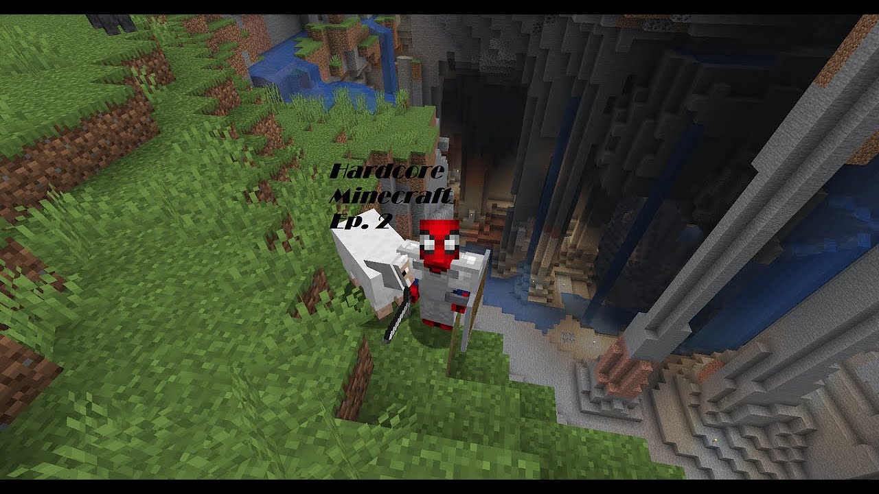 Hardcore Minecraft Ep. 2 CAVING and IRON - YouTube