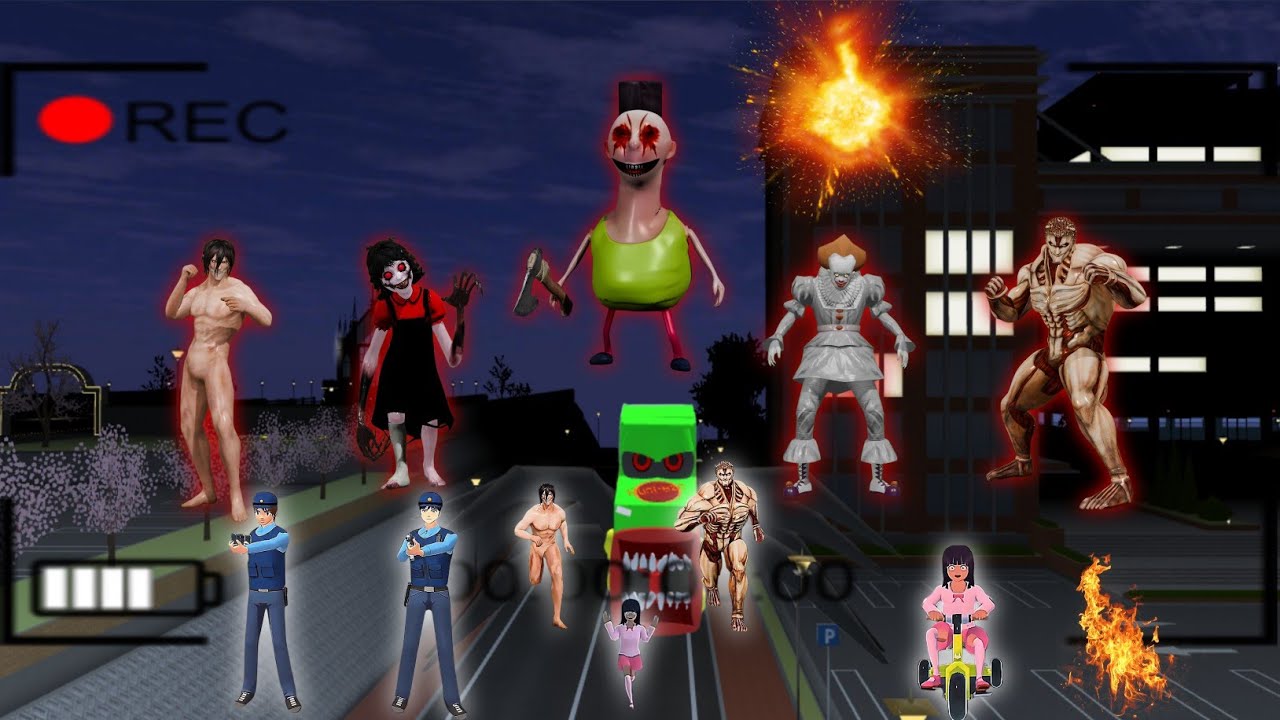 Mio Panik bertemu dengan Pasukan Anomali Hamood Habibi😱 PART 2 END || Sakura School Simulator