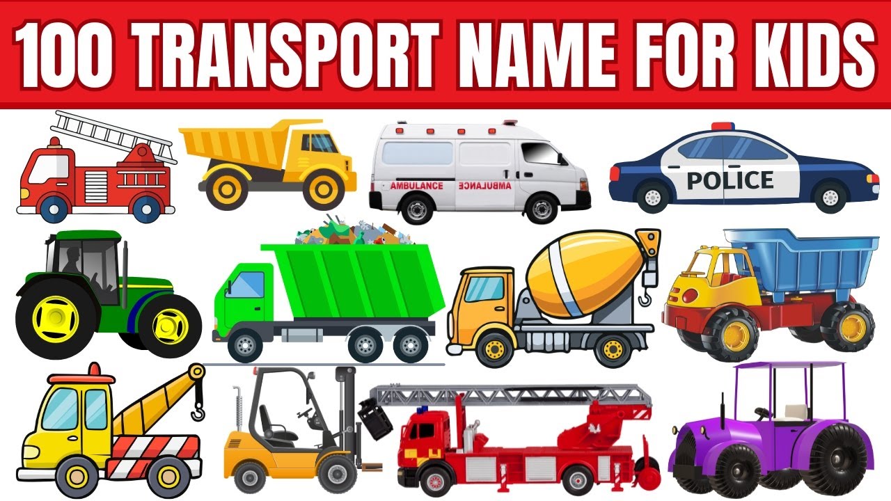 100 названий транспортных средств на английском языке | Название транспорта | Вид транспорта для ...